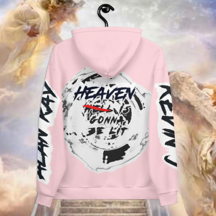 “HELL IS GONNA BE LIT UNISEX HOODIE “PINK HEAVEN EDITION”